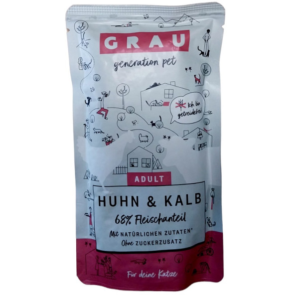 Grau  Huhn + Kalb 125 g