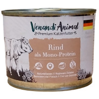 Venandi Animal Rind Monoprotein 200 g 
für Katzen