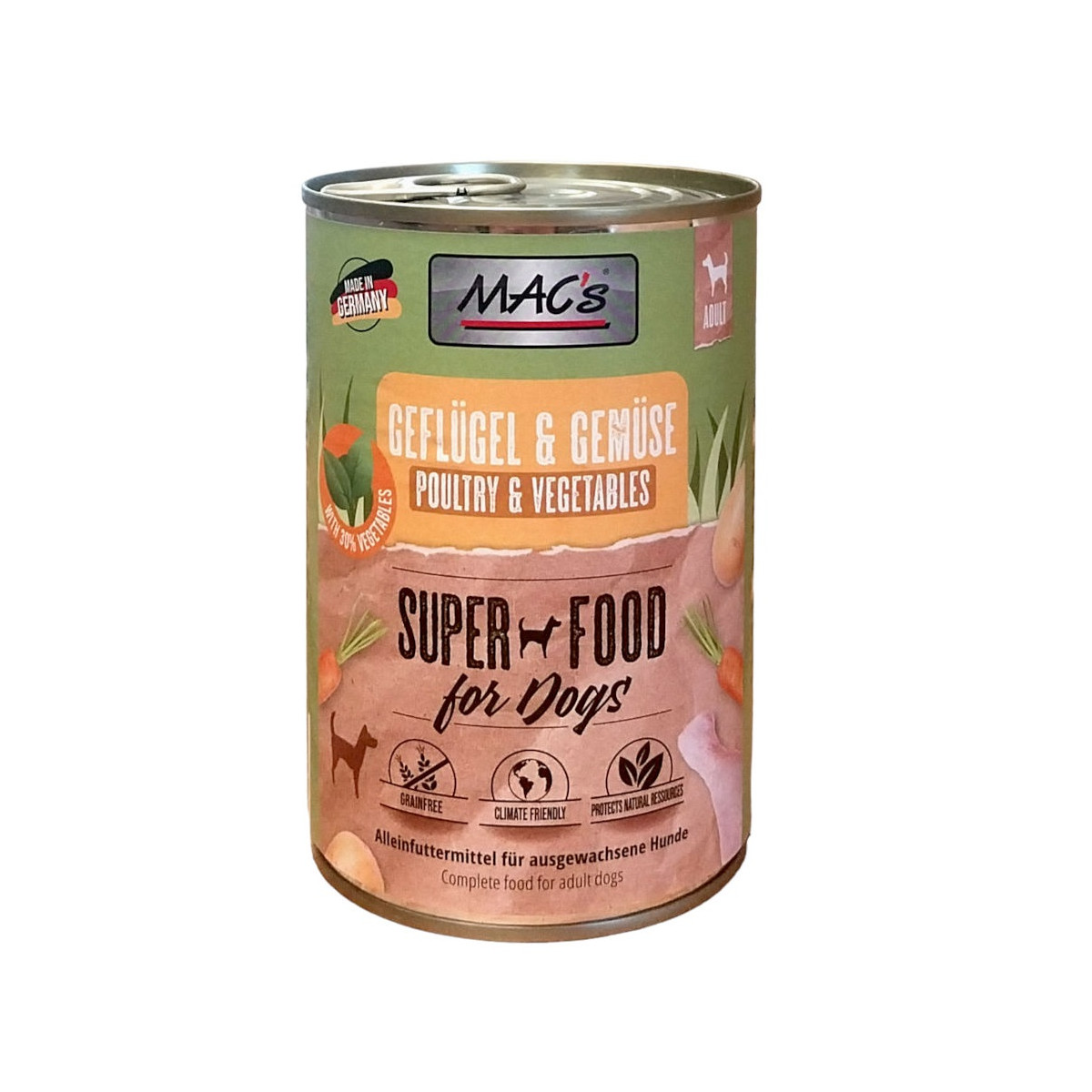 Macs Dog Geflügel + Gemüse 400 g