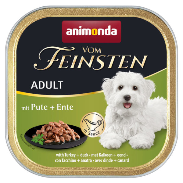 Animonda vom Feinsten mit Pute + Ente in Sauce 150 g