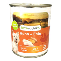 Futterstrolch Huhn + Ente 800 g