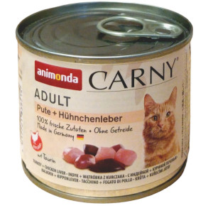 Animonda Carny Adult Pute + Hühnchenleber 200 g