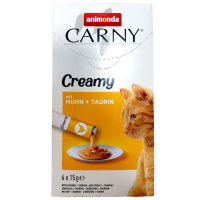 Animonda Carny Creamy Huhn und Taurin 6 x 15 g