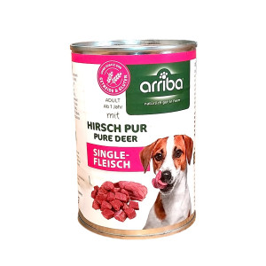 arriba Dog Singlefleisch Hirsch pur 400 g