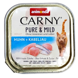 Animonda Carny pure & mild Huhn + Kabeljau 100 g