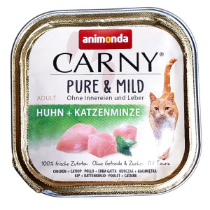 Animonda Carny pure & mild Huhn + Katzenminze 100 g