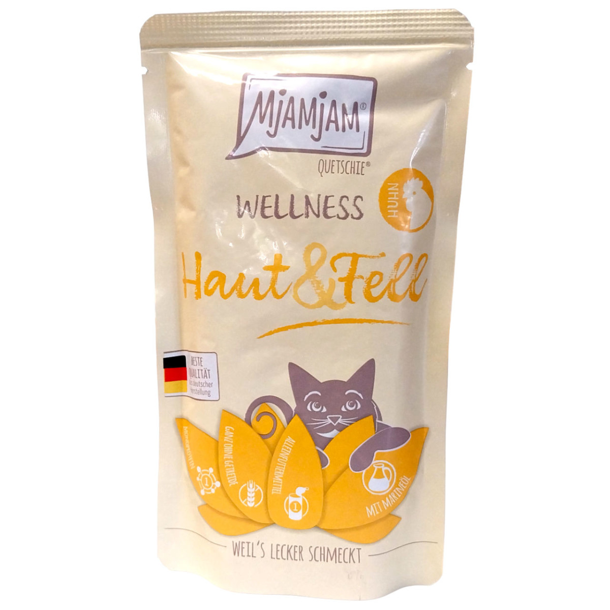 Mjamjam Wellness Haut + Fell Huhn 125 g