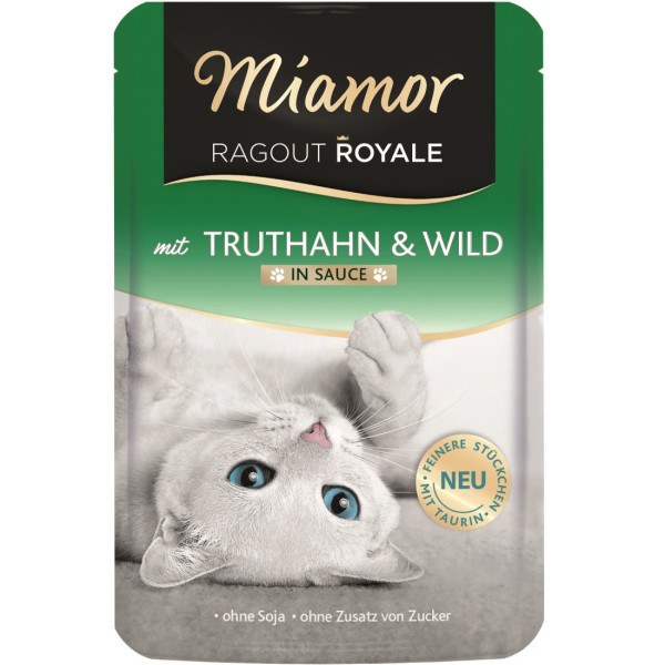 Miamor Ragout Royale mit Truthahn + Wild in Sauce 100 g