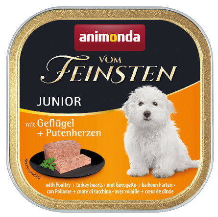 Animonda vom Feinsten Junior mit Geflügel + Putenherzen 150 g