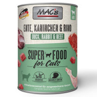 Macs Cat Ente, Kaninchen, Rind SuperFood 800 g
