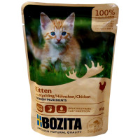 Bozita Katzenfutter für Kitten Huhn mit Soße Pouch 85 g